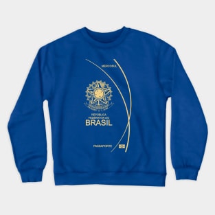 Brazil passport (Version 2022) Crewneck Sweatshirt